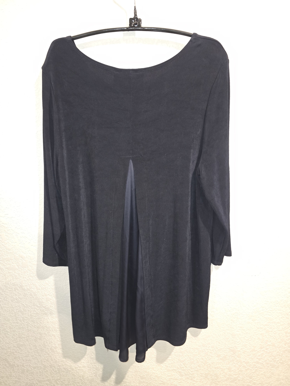 Travelers by Chico's Black High-Low Tunic Top - Size 2 (US 12/Large) - Picture 3 of 5